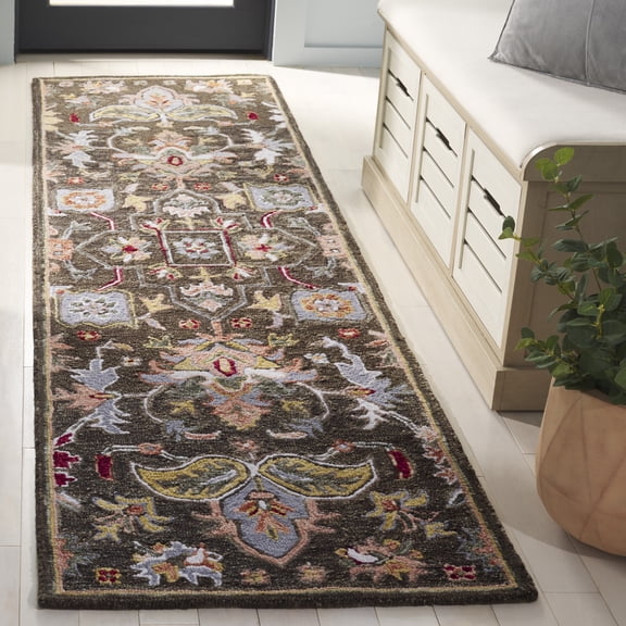 Safavieh Heritage Alys Tribal Runner Rug, Brown/Green, 2'3" x 8'