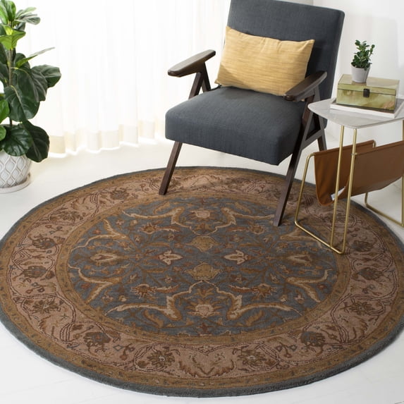 Safavieh Heritage Annandale Oriental Area Rug, Blue/Beige, 6' x 6' Round