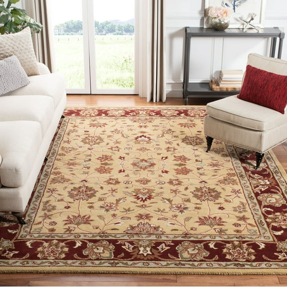 Safavieh Heritage Bernica Oriental Wool Area Rug, Ivory/Red, 7'6" x 9'6"