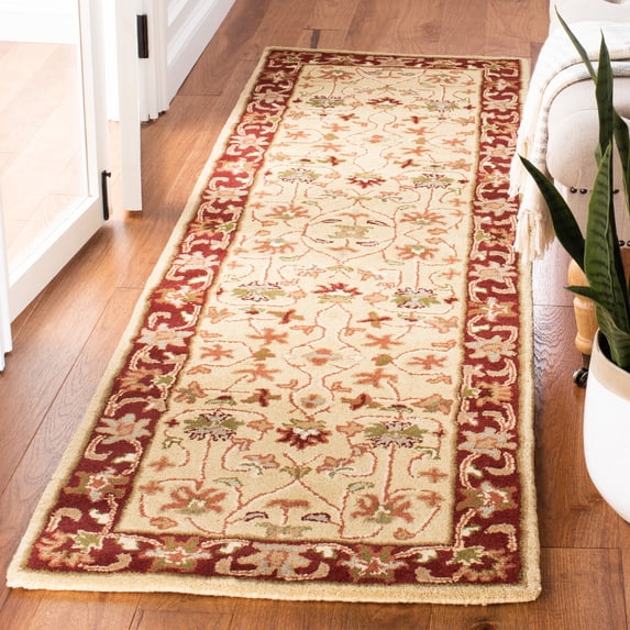 Safavieh Heritage Bernica Oriental Wool Runner Rug, Ivory/Red, 2'3" x 8'