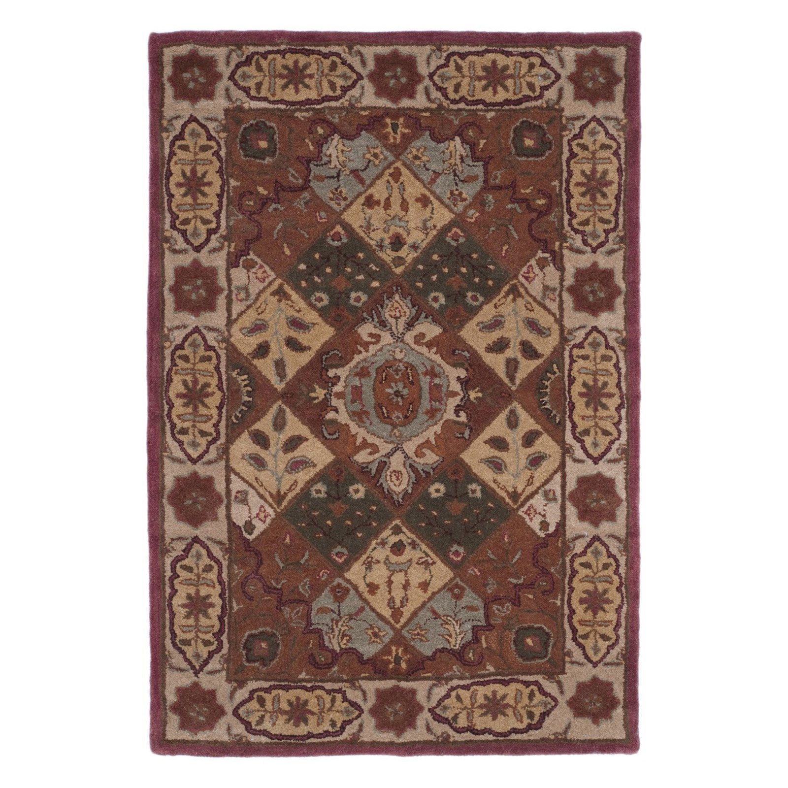 Ivory Hand-Tufted Wool 4' x 6' Area Rug