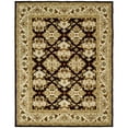 thumbnail image 1 of SAFAVIEH Heritage Braganza Oriental Wool Area Rug, Espresso/Ivory, 6' x 9', 1 of 9