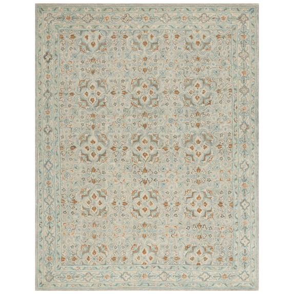 SAFAVIEH Heritage Braiden Oriental Area Rug, Green/Ivory, 10' x 14'