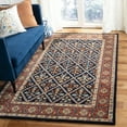 thumbnail image 1 of Safavieh Heritage Carmella Floral Wool Area Rug, Navy/Red, 5' x 8', 1 of 8