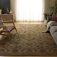 thumbnail image 1 of Safavieh Heritage Cheshunt Oriental Wool Area Rug, Green/Gold, 8' x 8' Square, 1 of 13