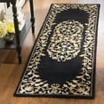 thumbnail image 1 of Safavieh Heritage Cleves Oriental Wool Runner Rug, Black, 2'3" x 10', 1 of 12