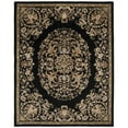 thumbnail image 1 of SAFAVIEH Heritage Collection HG640B Handmade Black Rug, 1 of 10