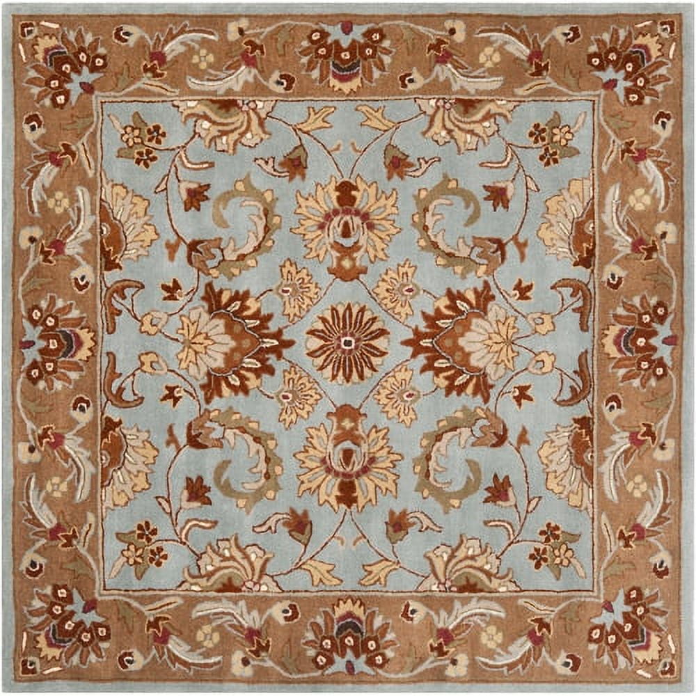 Heritage Blue and Beige Hand-Tufted Wool 9' x 12' Rug