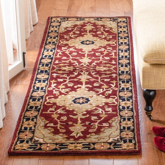 Safavieh Heritage Cromwell Oriental Wool Runner Rug, Red/Black, 2'3" x 12'