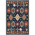 thumbnail image 1 of SAFAVIEH Heritage Damjana Tribal Wool Area Rug, Navy/Red, 4' x 6', 1 of 7