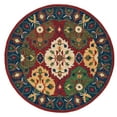 thumbnail image 1 of SAFAVIEH Heritage Darius Tribal Wool Area Rug, Red/Blue, 6' x 6' Round, 1 of 10