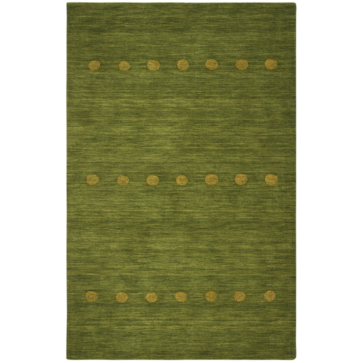Heritage Hand-Tufted Square Wool and Cotton Rug in Blue - 6' x 6'