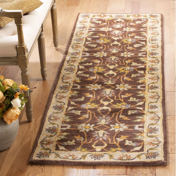 Safavieh Heritage Duncan Oriental Runner Rug, Brown/Ivory, 2'3" x 18'