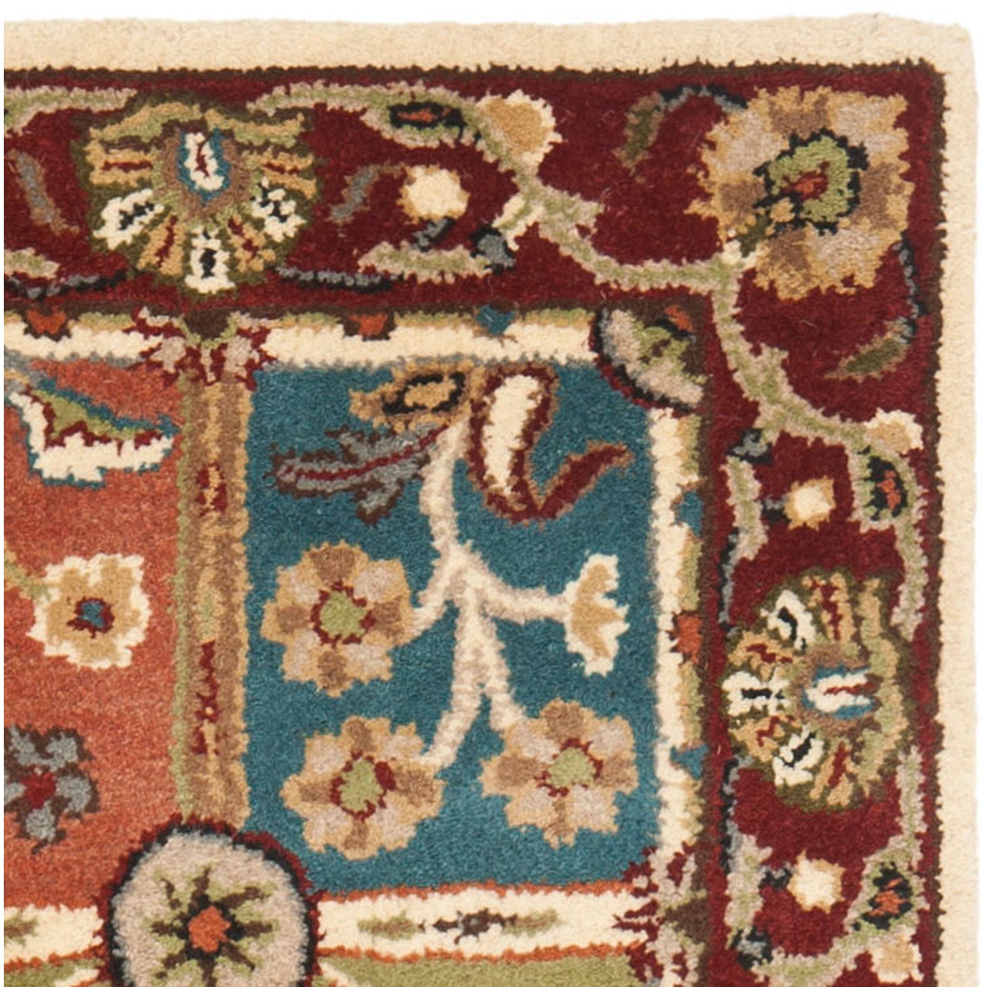 SAFAVIEH Heritage Edin Oriental Wool Runner Rug, Multi/Red, 2'3" x 10 ...