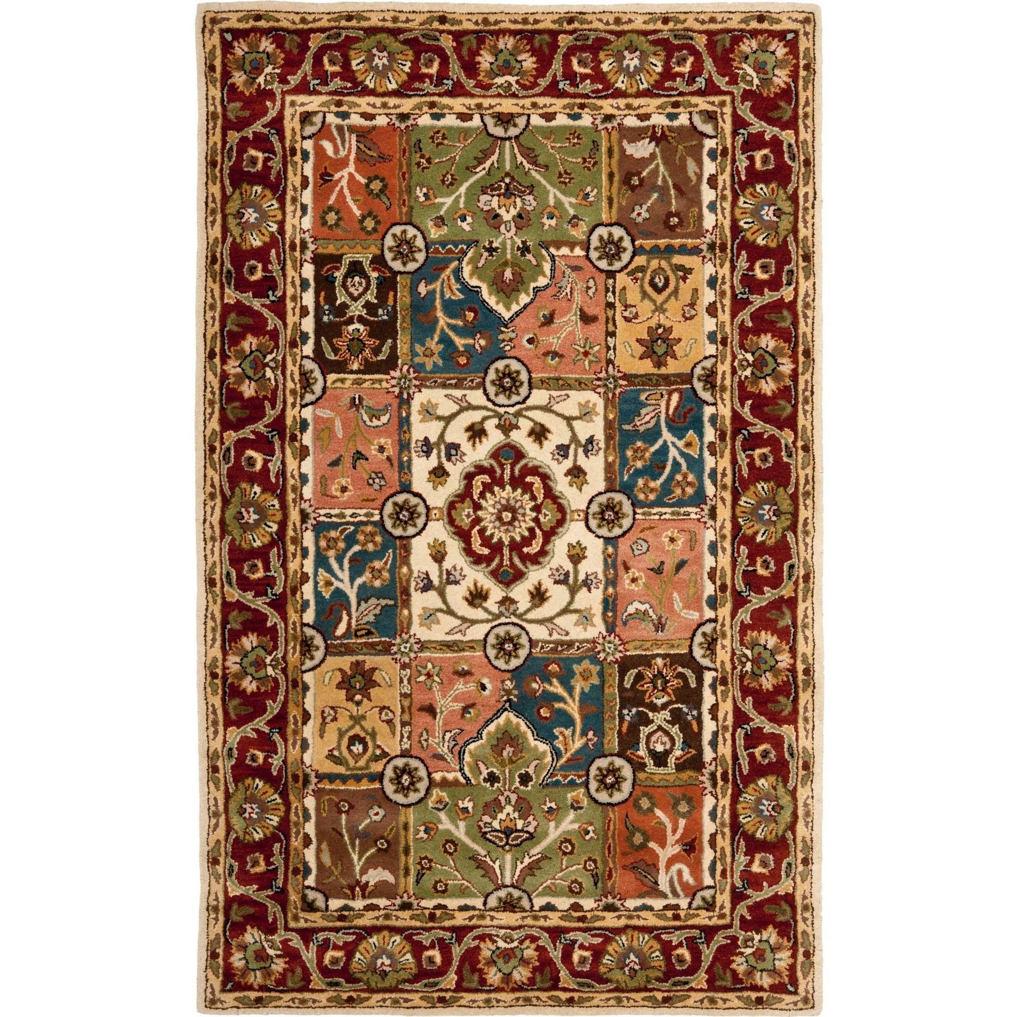 Heritage Multi-Color Hand-Tufted Wool 5' x 8' Area Rug