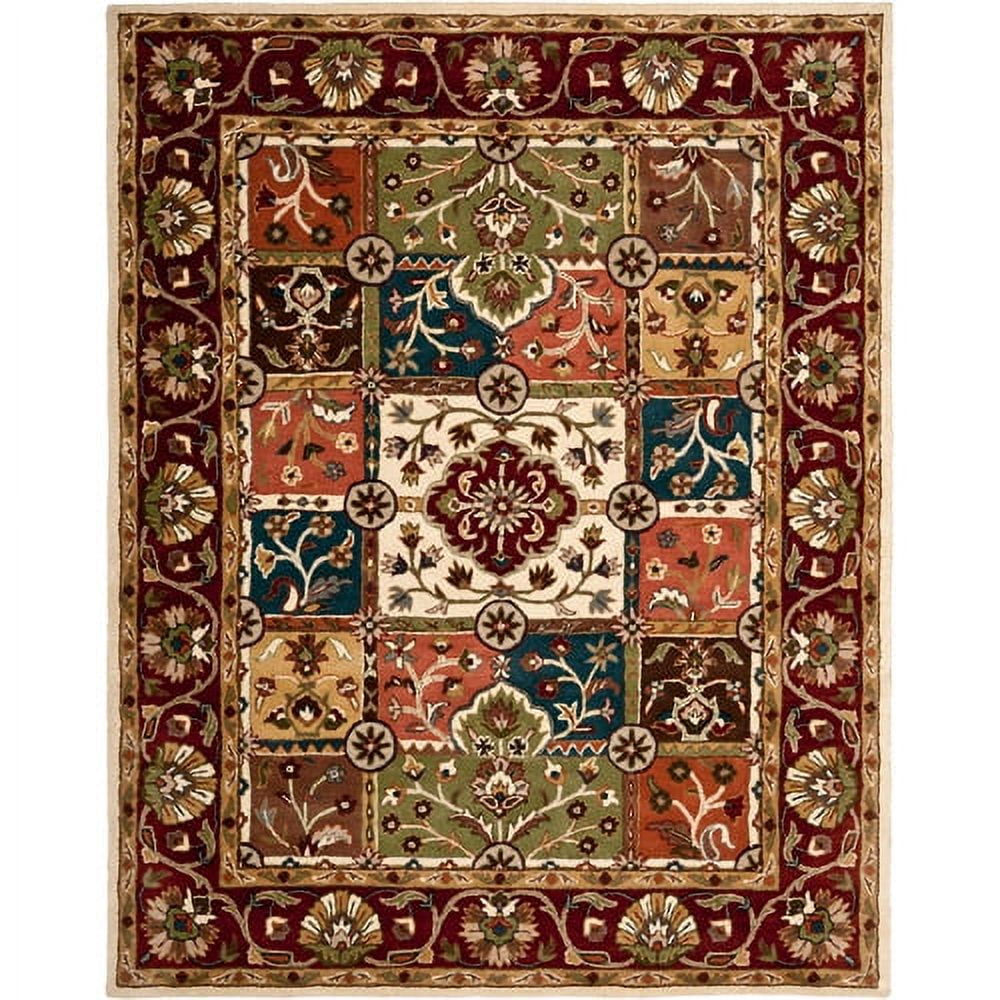 Heritage Multi-Red Hand-Tufted Wool Area Rug 9'6" x 13'6"