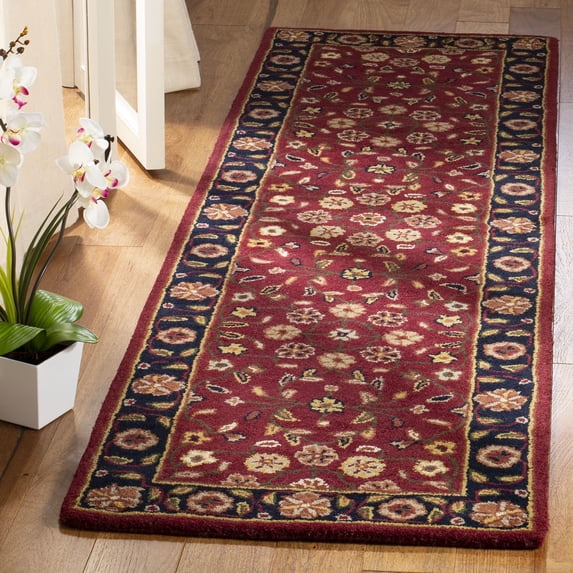 Safavieh Heritage Essex Oriental Wool Runner Rug, Red/Navy, 2'3" x 8'