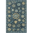 thumbnail image 1 of SAFAVIEH Heritage Francine Floral Wool Area Rug, Navy/Gold, 5' x 8', 1 of 4