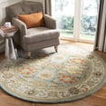 thumbnail image 1 of Safavieh Heritage Giles Oriental Wool Area Rug, Light Blue/Ivory, 4' x 4' Round, 1 of 10