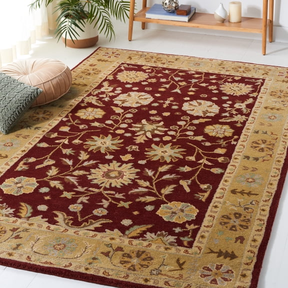Safavieh Heritage Huntington Oriental Wool Area Rug, Red/Gold, 2' x 3'