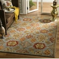 thumbnail image 1 of SAFAVIEH Heritage Jaynaston Floral Wool Area Rug, Charcoal/Multi, 5' x 8', 1 of 7