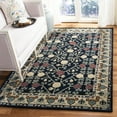 thumbnail image 1 of Safavieh Heritage Karina Floral Wool Area Rug, Navy/Ivory, 5' x 8', 1 of 8