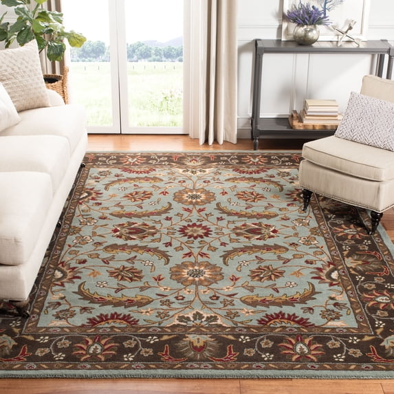 Safavieh Heritage Kent Oriental Wool Area Rug, Blue/Brown, 8'3" x 11'