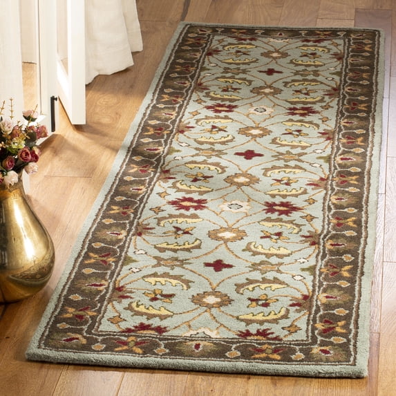 Safavieh Heritage Kent Oriental Wool Runner Rug, Blue/Brown, 2'3" x 12'