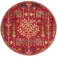 thumbnail image 1 of SAFAVIEH Heritage Kynaston Floral Wool Area Rug, Red/Multi, 8' x 8' Round, 1 of 8
