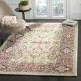 thumbnail image 1 of Safavieh Heritage Lennard Floral Wool Area Rug, Ivory/Blue, 5' x 8', 1 of 8