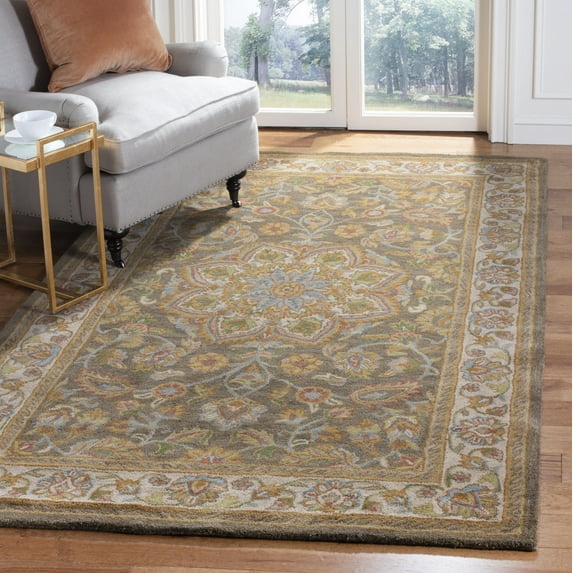 Safavieh Heritage Lennox Oriental Wool Area Rug, Green/Taupe, 9'6" x 13'6"