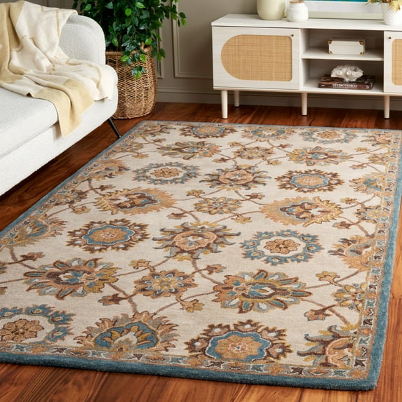 Safavieh Heritage Louise Medallion Area Rug, Beige/Ivory, 3' x 5'
