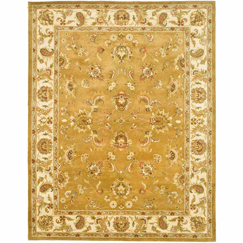 Elegant Ivory Hand-Tufted Wool Rectangular Area Rug, 2'3" x 4'