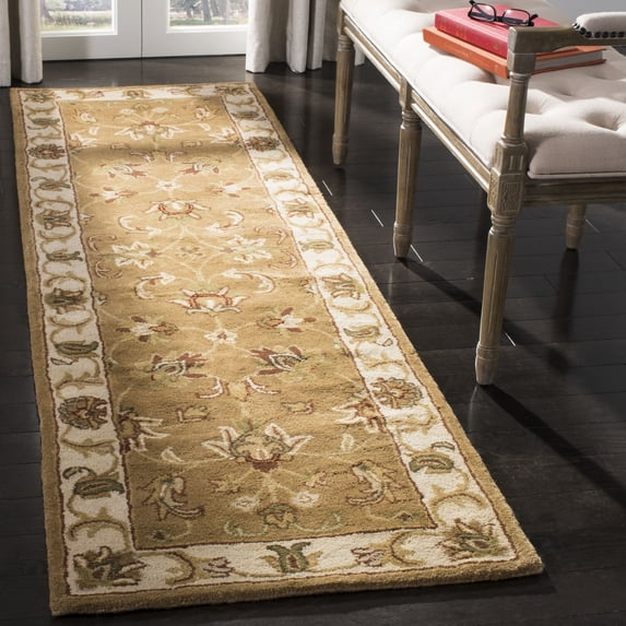 Safavieh Heritage Major Oriental Wool Runner Rug, Mocha/Ivory, 2'3" x 8'