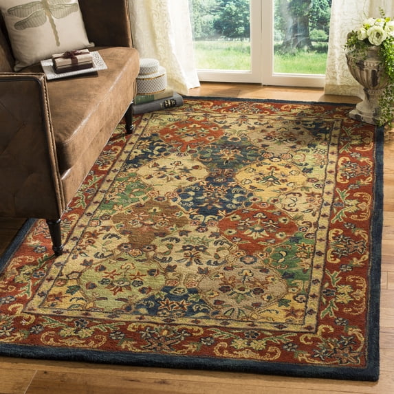 Safavieh Heritage Malcolm Oriental Area Rug, Beige/Burgundy, 6' x 9'