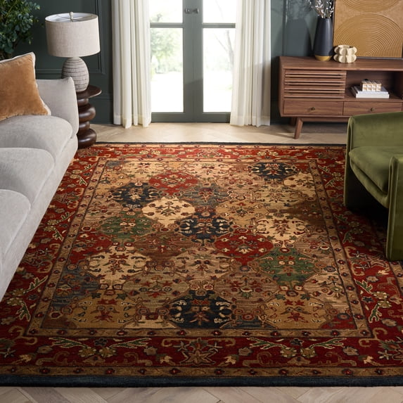 Safavieh Heritage Malcolm Oriental Area Rug, Beige/Burgundy, 8' x 10'