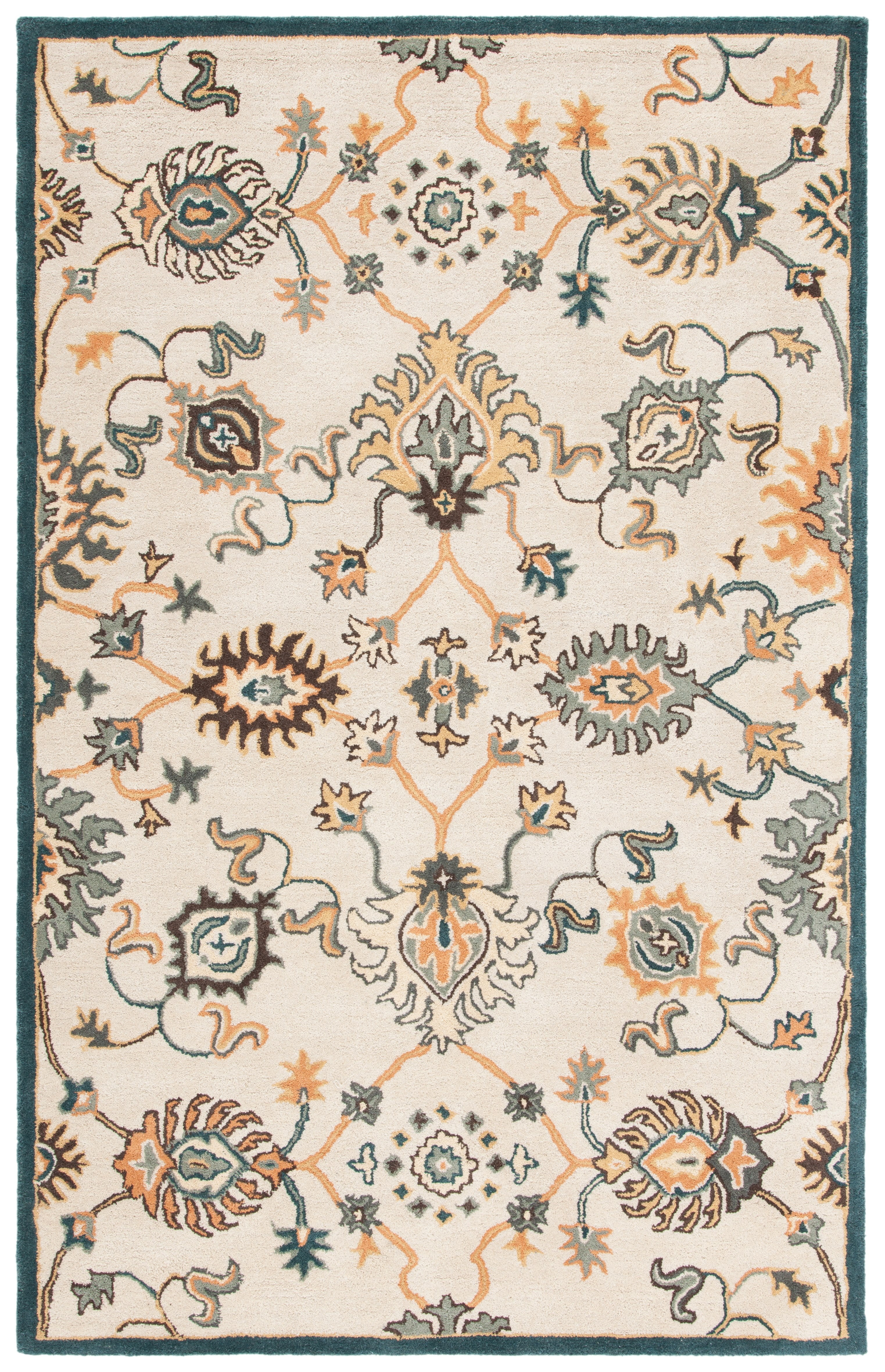 SAFAVIEH Heritage Neofit Floral Area Rug, Beige/Ivory, 5' x 8'