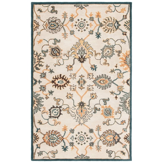 SAFAVIEH Heritage Neofit Floral Area Rug, Beige/Ivory, 6' x 9'