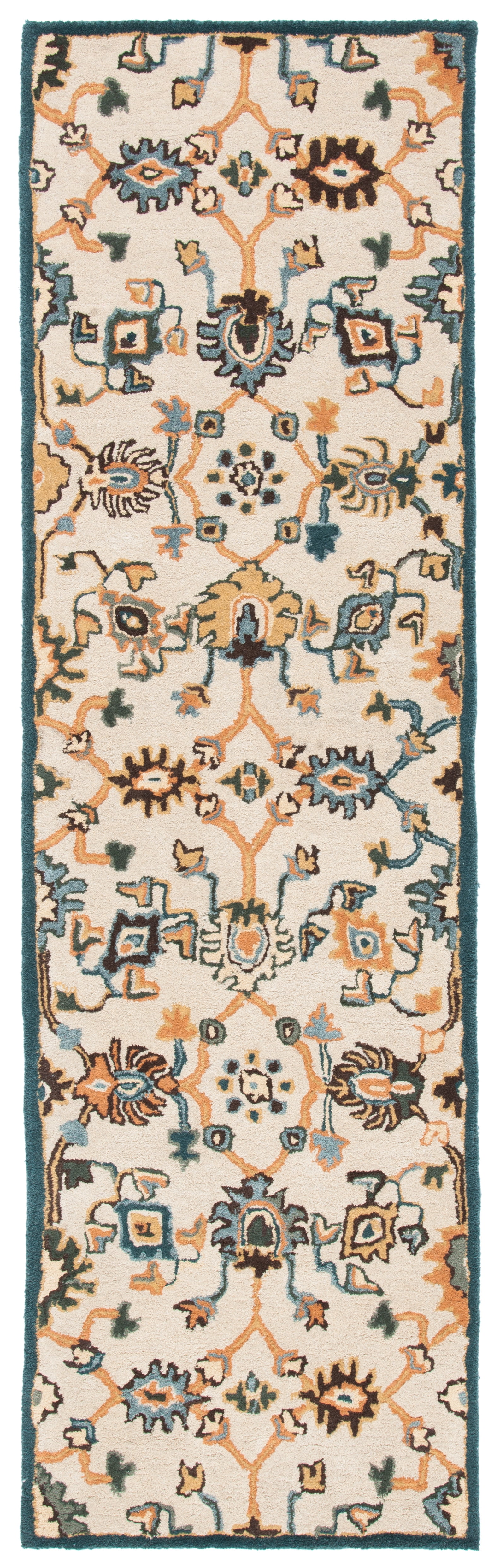 SAFAVIEH Heritage Neofit Floral Runner Rug, Beige/Ivory, 2'3" x 8'