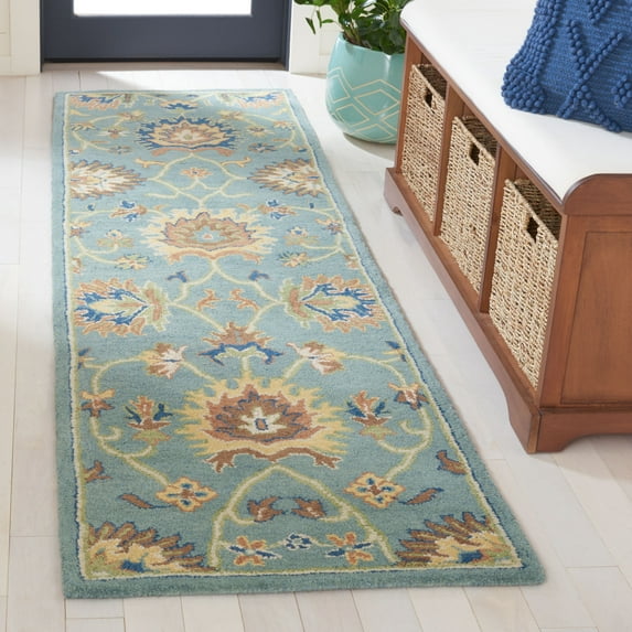 Safavieh Heritage Odran Oriental Wool Runner Rug, Light Blue, 2'3" x 6'