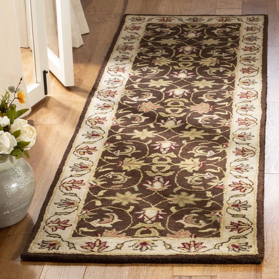 Safavieh Heritage Orinda Oriental Wool Runner Rug, Brown/Beige, 2'3" x 14'
