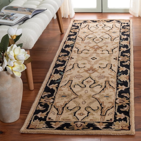 Safavieh Heritage Oslo Oriental Wool Runner Rug, Ivory/Black, 2'3" x 8'