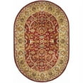 thumbnail image 1 of SAFAVIEH Heritage Oslo Traditional Wool Area Rug, Red/Gold, 6' x 6' Round, 1 of 9