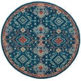 thumbnail image 1 of SAFAVIEH Heritage Petrina Floral Wool Area Rug, Blue/Multi, 4' x 4' Round, 1 of 8