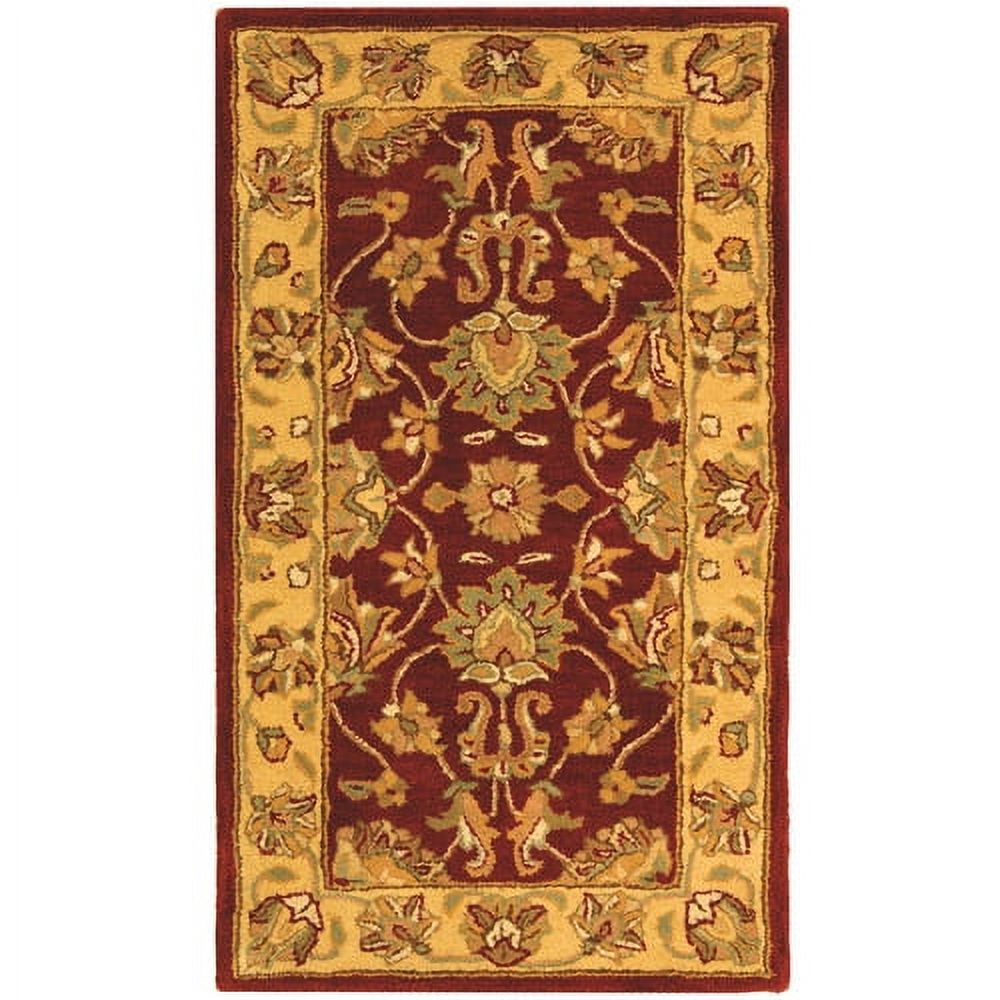 SAFAVIEH Heritage Regis Traditional Wool Area Rug, Red/Gold, 2'3" x 4' - image 1 of 9