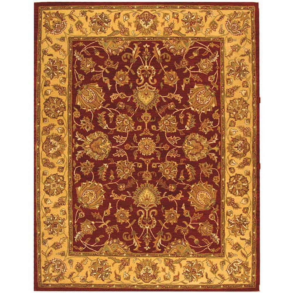 SAFAVIEH Heritage Regis Traditional Wool Area Rug, Red/Gold, 8'3" x 11' - image 1 of 9