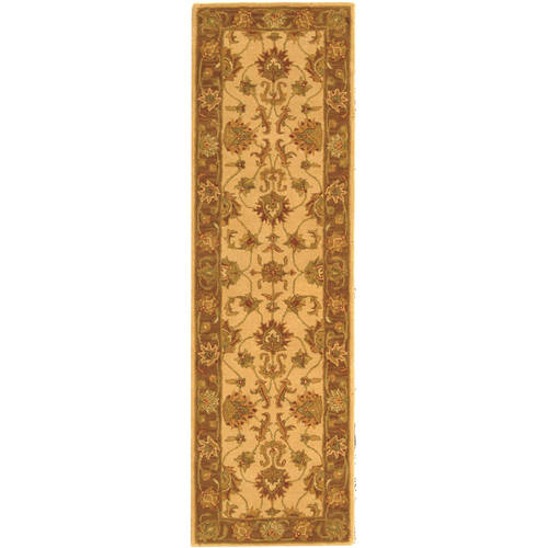SAFAVIEH Heritage Regis Traditional Wool Runner Rug, Ivory/Brown, 2'3" x 8' - image 1 of 9