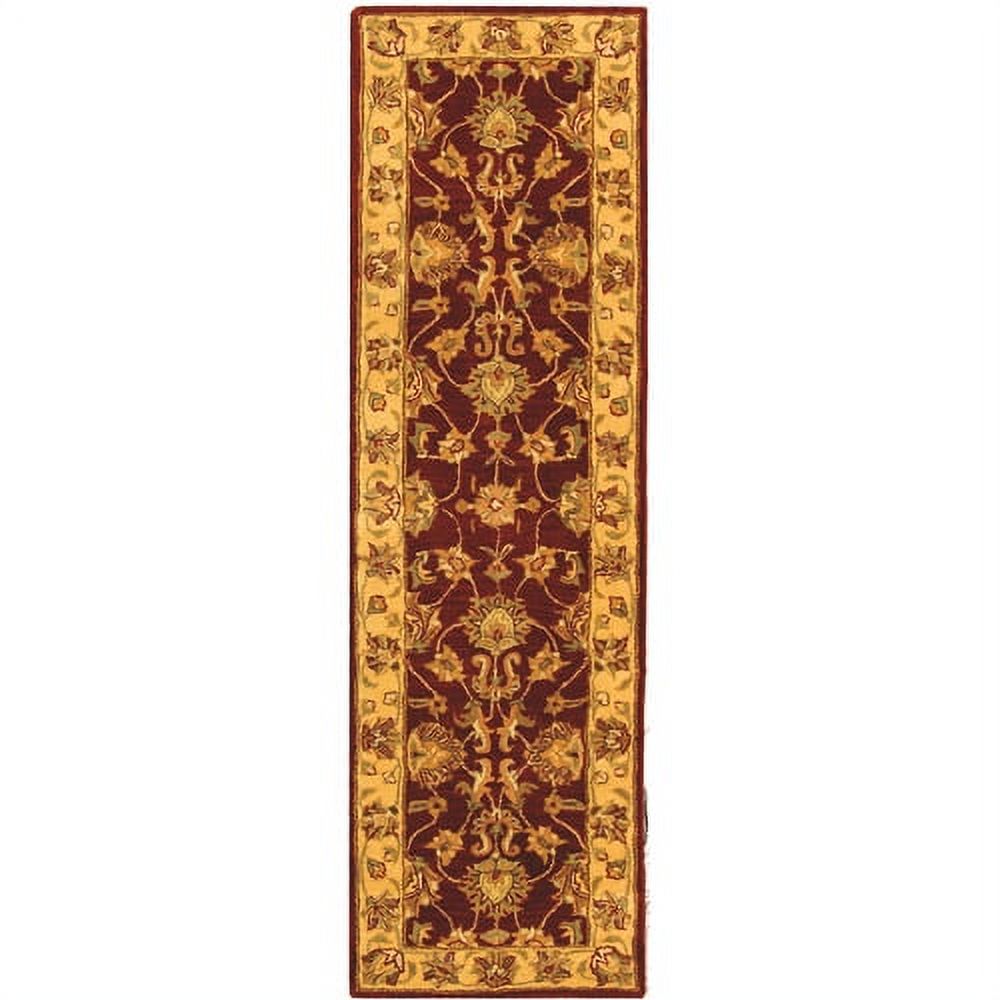 SAFAVIEH Heritage Regis Traditional Wool Runner Rug, Red/Gold, 2'3" x 8' - image 1 of 9