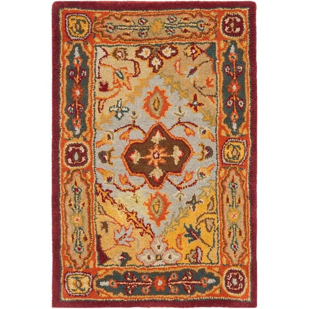 Heritage Elegance Hand-Tufted Wool Area Rug, Multi, 12' x 15'