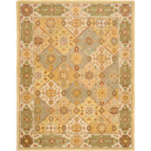 Heritage HG512 Handmade Area Rug - 4'x6' - Multi/Ivory - Safavieh